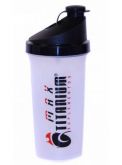 SHAKER (Coqueteleira) MAX TITANIUM - TAMPA PRETA 700ML