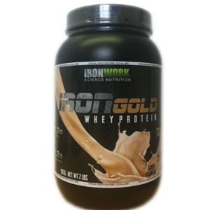 IRON GOLD WHEY PROTEIN 907g 2LBS SABOR BAUNILHA