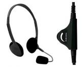 Headset Bright c/ microfone e ajuste de volume no fio