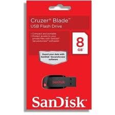 Pen Drive 8GB - Sandisk - Cruzer Blade