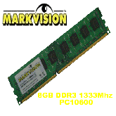 Memoria 8gb Ddr3 1333mhz Cl9 Markvision Desktop Pente Único!