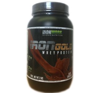 IRON GOLD WHEY PROTEIN 907g 2LBS SABOR CHOCOLATE