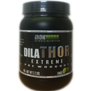 DILATHOR EXTREME 1KG PRE WORKOUT LIMÃO com Cafeína Creatina